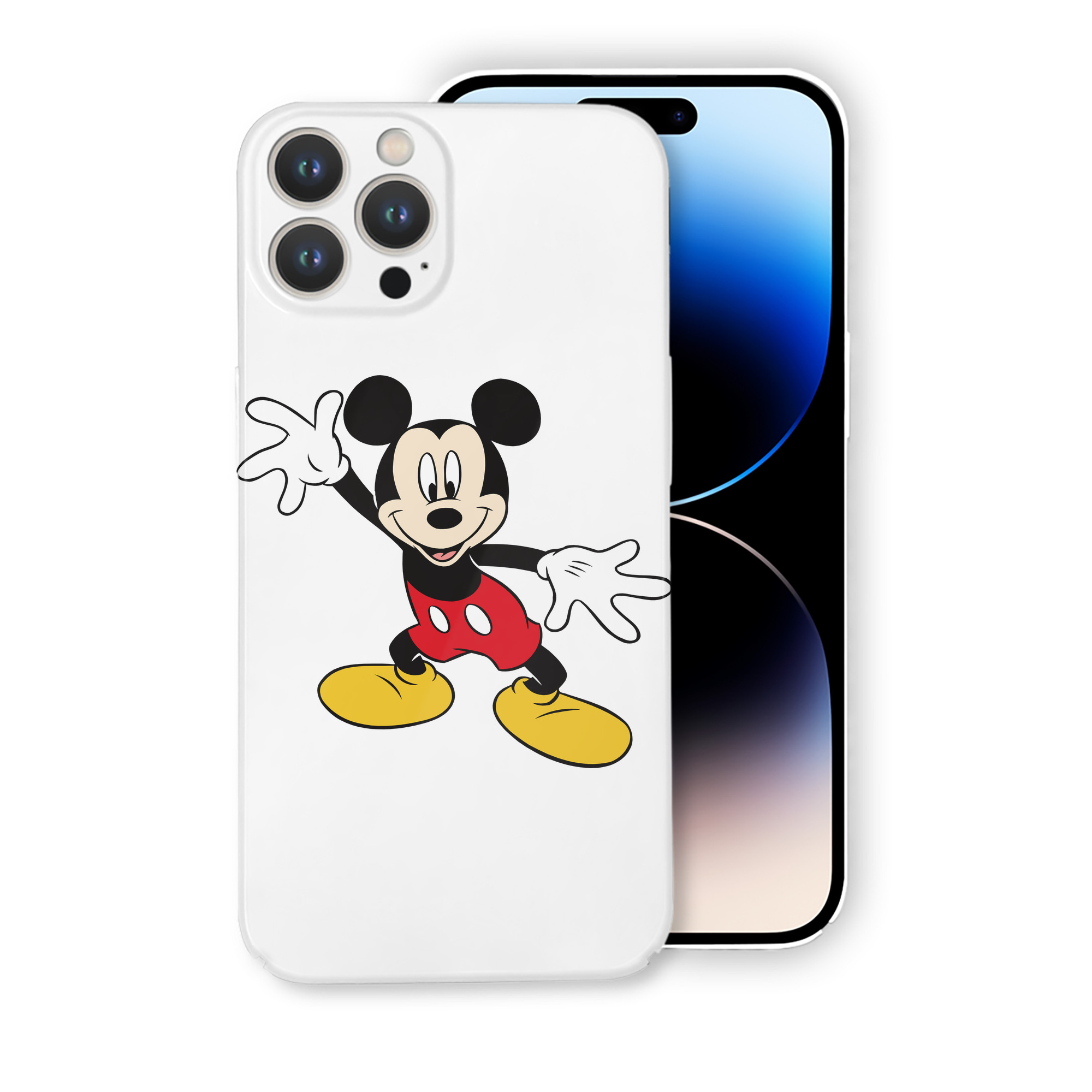 （画像用） ミッキーマウス Mickey Mouse 【iPhone 14シリーズ対応】ハードケース